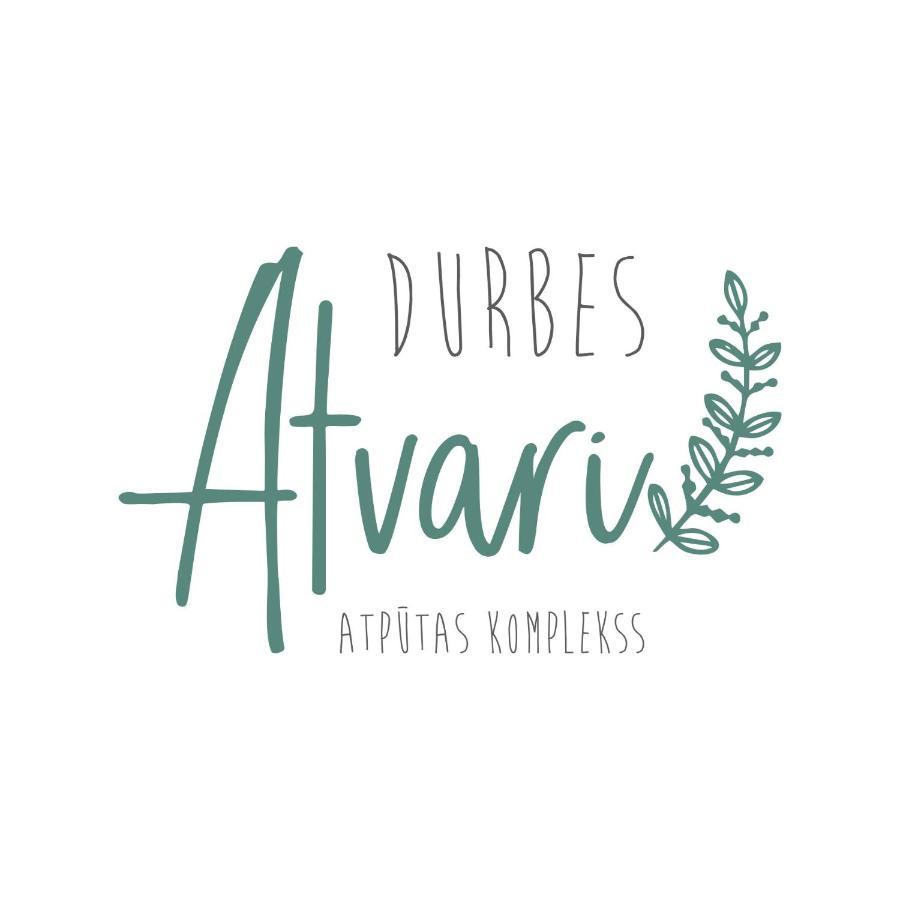 Durbes Atvari - Brivdienu Majas Ar Saunu Esterno foto